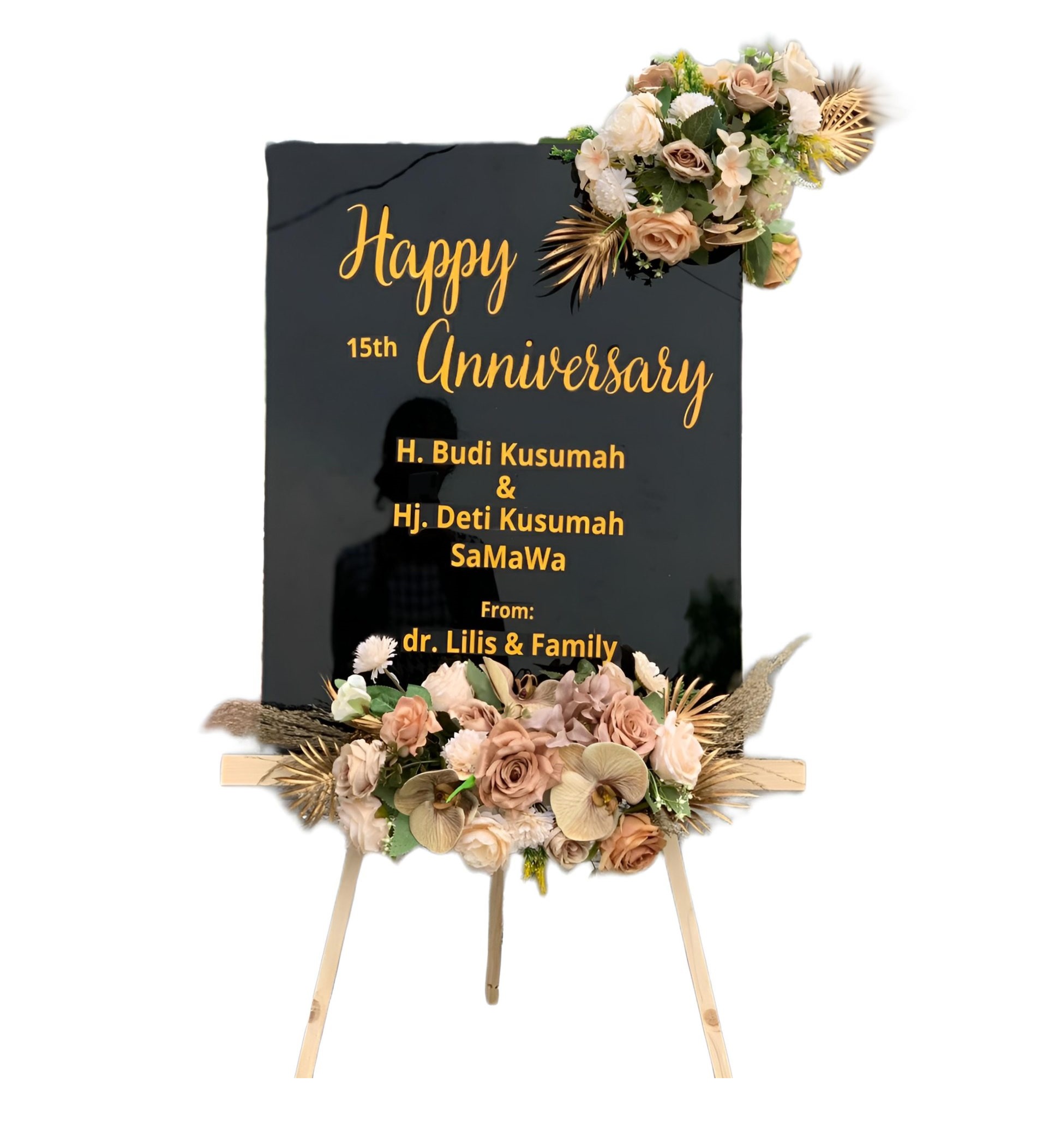 Papan Bunga Akrilik Tambak