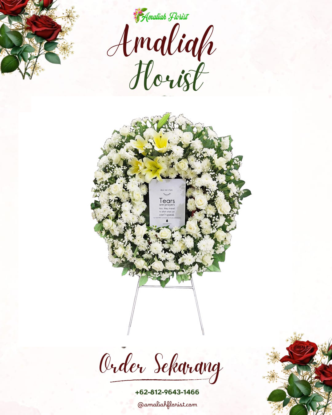 Krans Bunga Duka Tambak