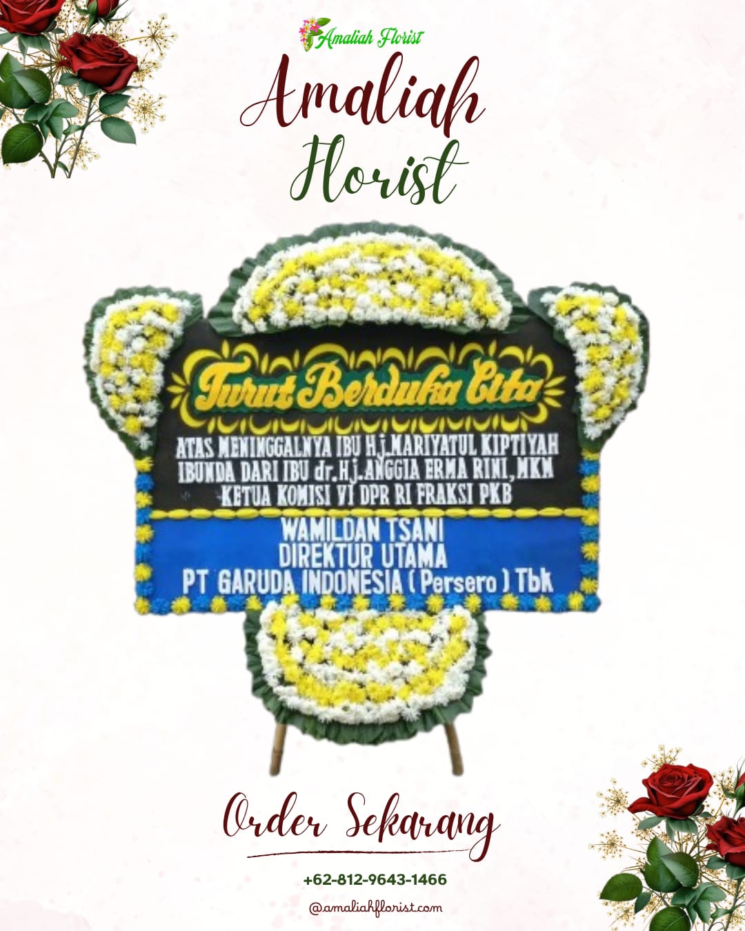 Papan Bunga Duka Tambak